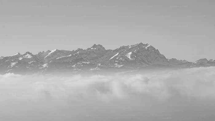 Säntis über den Wolken