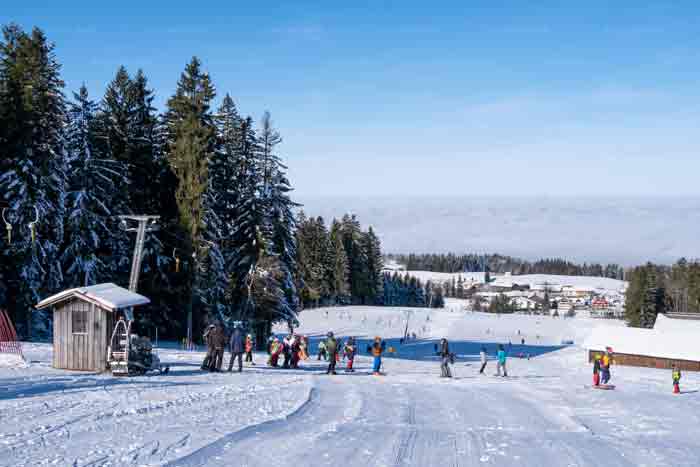 Skigebiet auf dem Pfänder