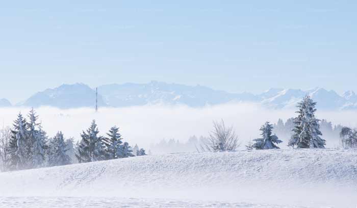 Hochberg über der Nebelgrenze