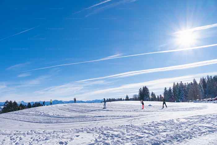 Ski-Loipe am Pfänderstock